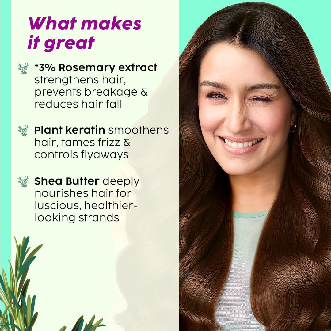 PLIX - the PLANT FIX Rosemary Anti-Hair Fall Treatment Advanced Hair Mask with 3% Rosemary Extract, Ceramides & Plant Keratin | Hair Mask for Hair Fall Control | for Women & Men| 200G