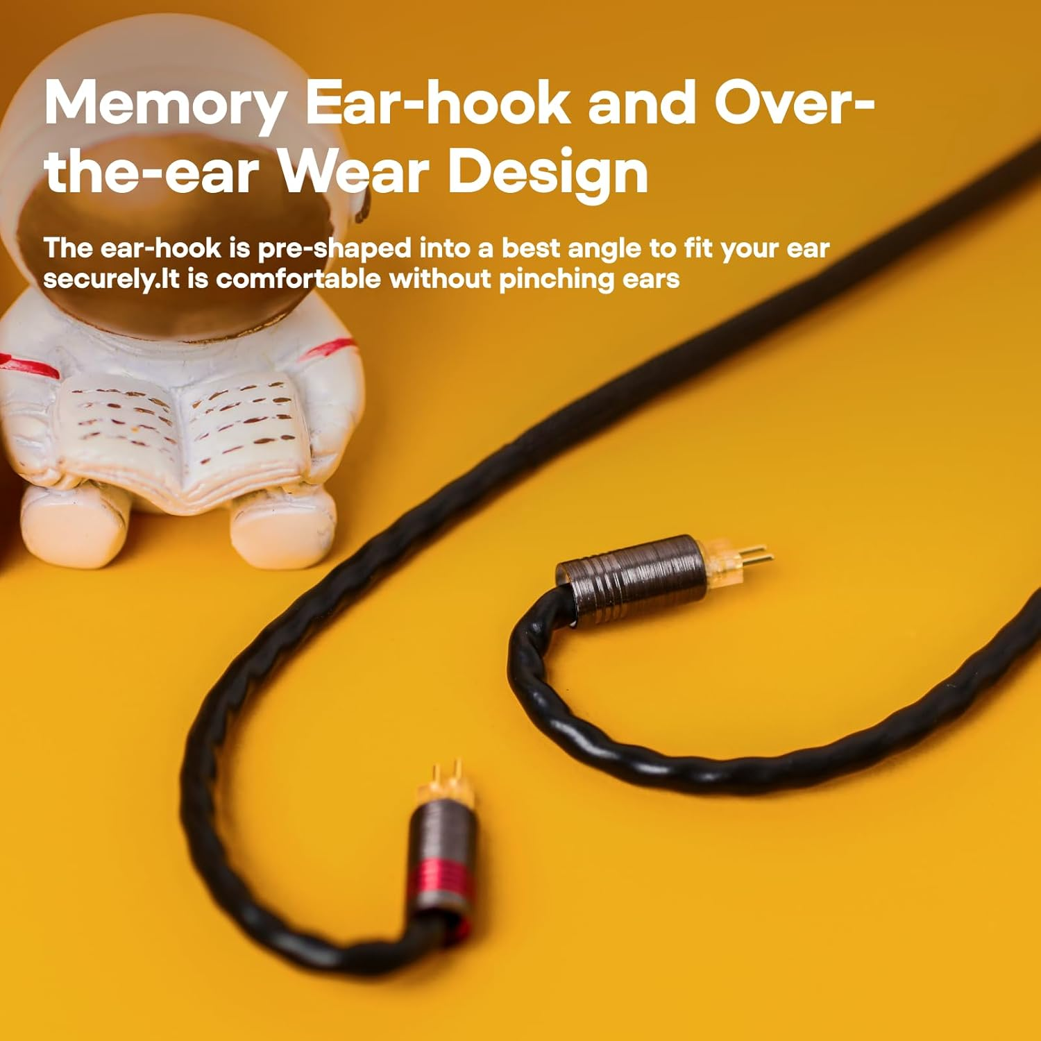 Linsoul DUNU Lyre Mini 24AWG 240-Strand High-Purity OCC Upgraded Hifi Audio Earphone Cable with Q-Lock Mini Plug System for Audiophile Musician (MMCX) image number 3