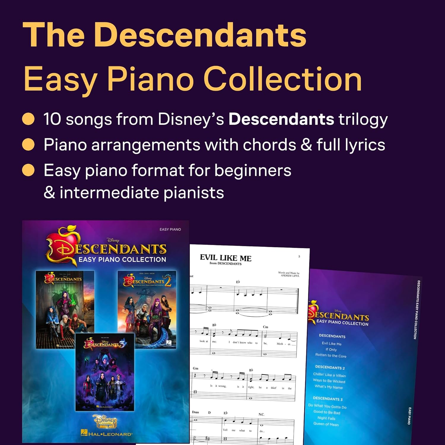 DESCENDANTS COLLECTION: Music from the Trilogy of Disney Channel Motion Picture image number 3