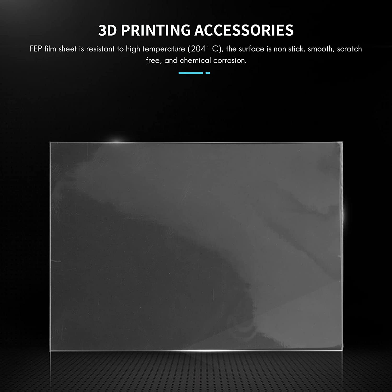 3Pcs FEP Release Film 200X140X0.15 Mm for UV 3D Printers, LCD Resin, with 1Pc Replacement Plastic Spatula image number 3