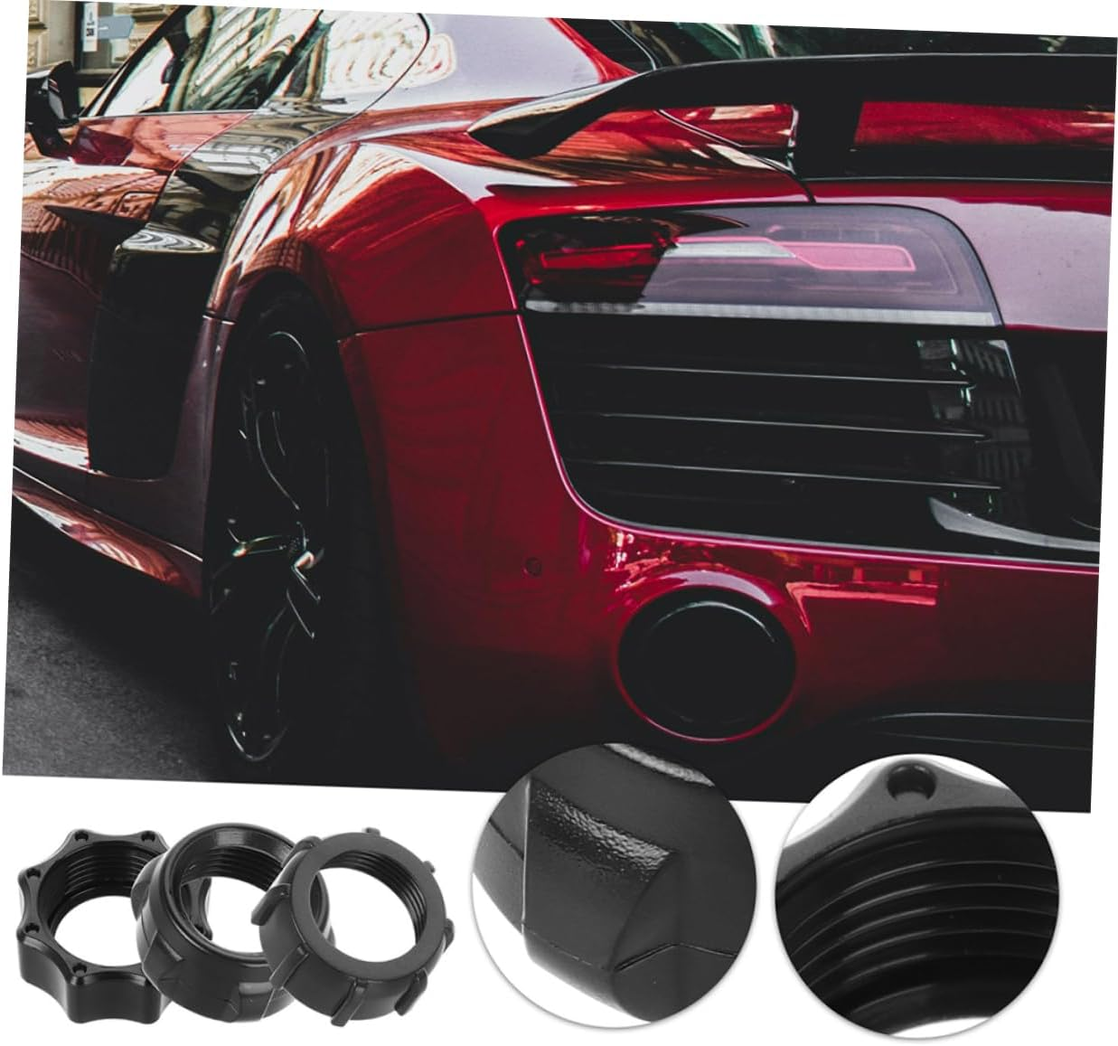 Iplusmile 30Pcs Car Mount Screw Nut Joint Fixed Adapter for Phone Holders Compatibility Easy Installation Includes Star Standard for Vehicle Air Outlet