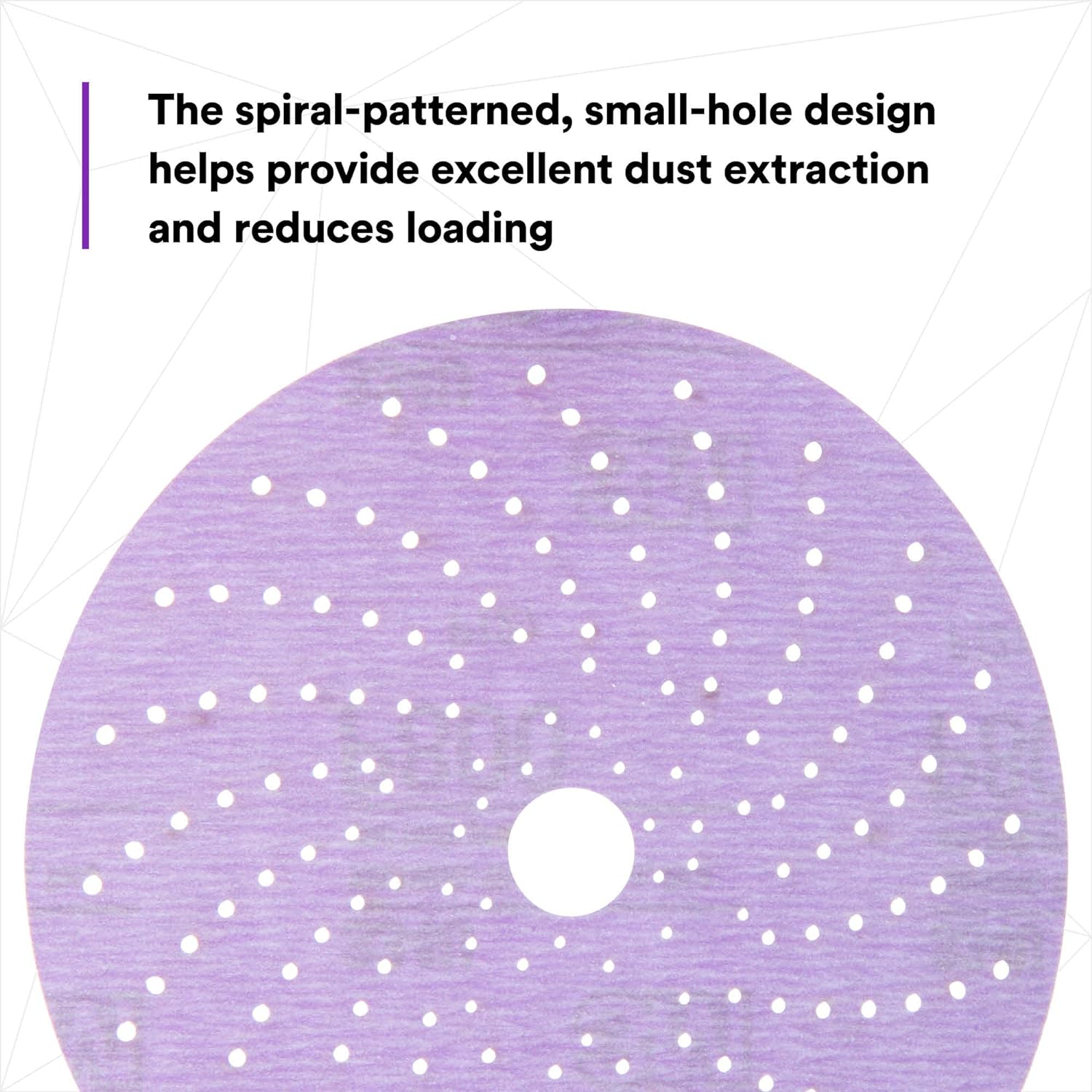 3M 30760 Hookit 334U Purple 6" P800 Grit Clean Sanding Disc image number 1