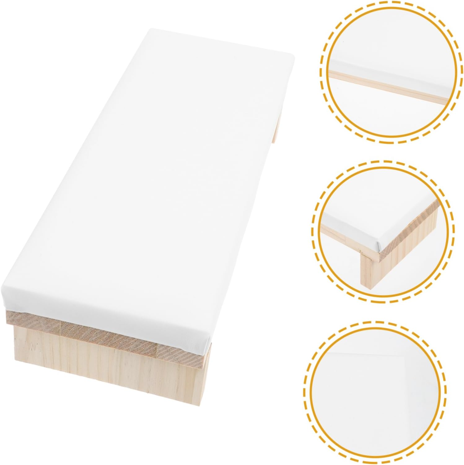 GANAZONO Nail Art Hand Cushion Comfortable Low-Profile Nail Arm Rest for Manicure Elegant Design and Reduces Wrist Fatigue Lightweight and Versatile Use image number 4