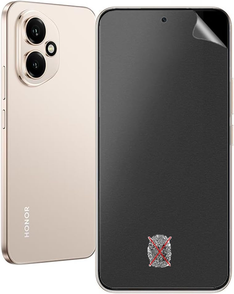 SRSRROP Matt Hydrogel Film for Honor 400 6.55 Inches, Anti-Reflective Matte Screen Protector Film, Anti-Fingerprint Screen Protector, Anti-Bubble, TPU Screen Protector Display (Pack of 3)