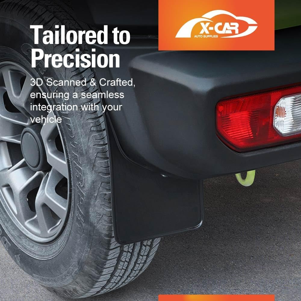 X-CAR Mud Flaps for Suzuki Jimny 3-Door 2018-2025 Splash Guards Mudguard Fender Front and Rear Car Accessories image number 5