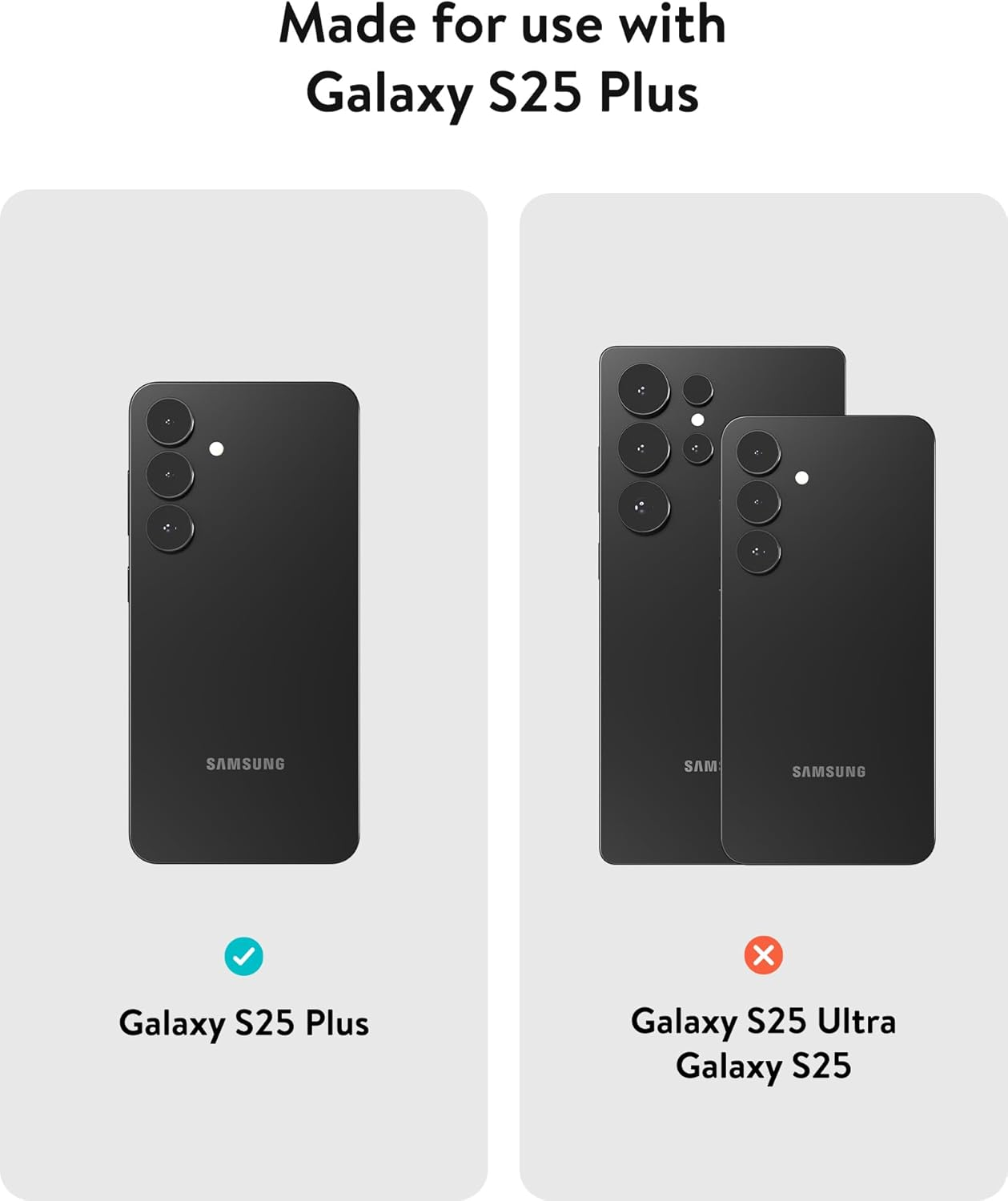 Mous for Samsung Galaxy S25 plus Case Clear - Clarity - Scratch Resistant Crystal Clear & Slim Design - Protective Shockproof Phone Cover image number 2