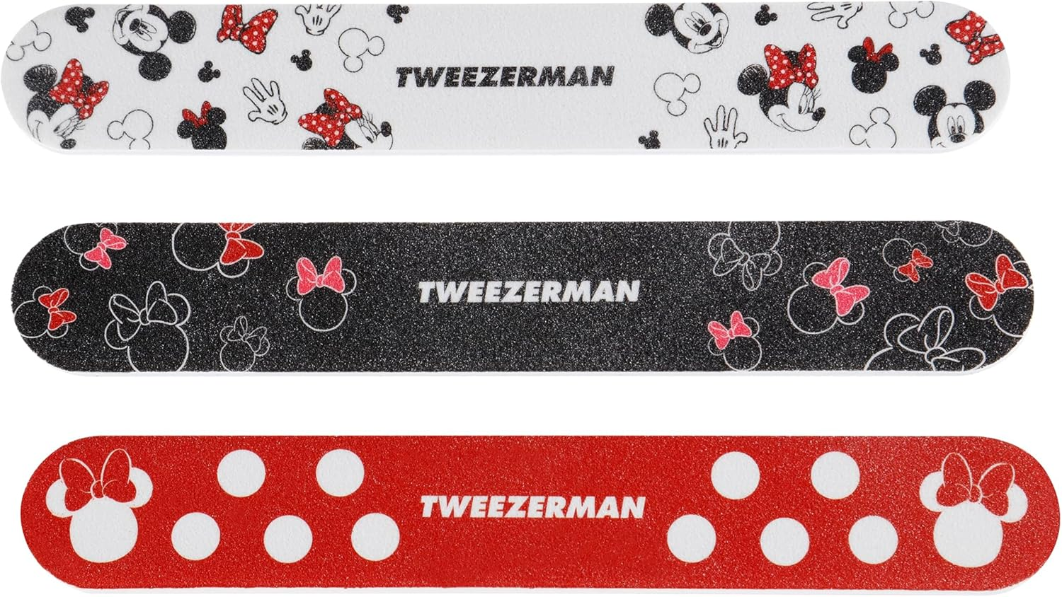 Tweezerman Disney'S Mickey Mouse & Minnie Mouse Ear-Esistible Nail Files (Pack of 3) image number 4
