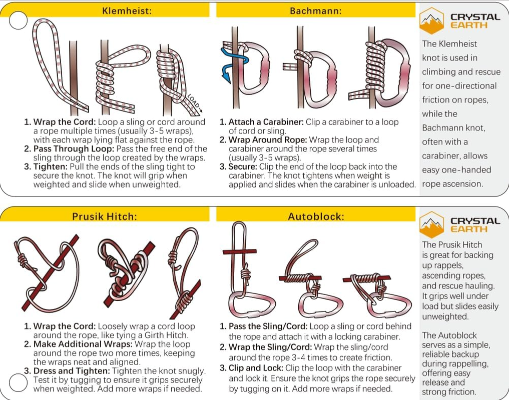 Crystal Earth Climbing Knots Cards image number 2