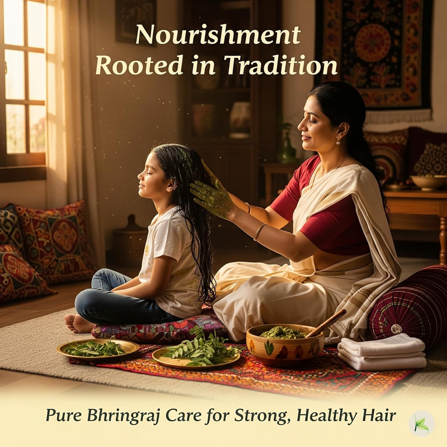 Bhringraj Powder | 3.53 Oz (100 G) | Eclipta Alba | Natural & Pure Powder for Hair Care by KVAAS