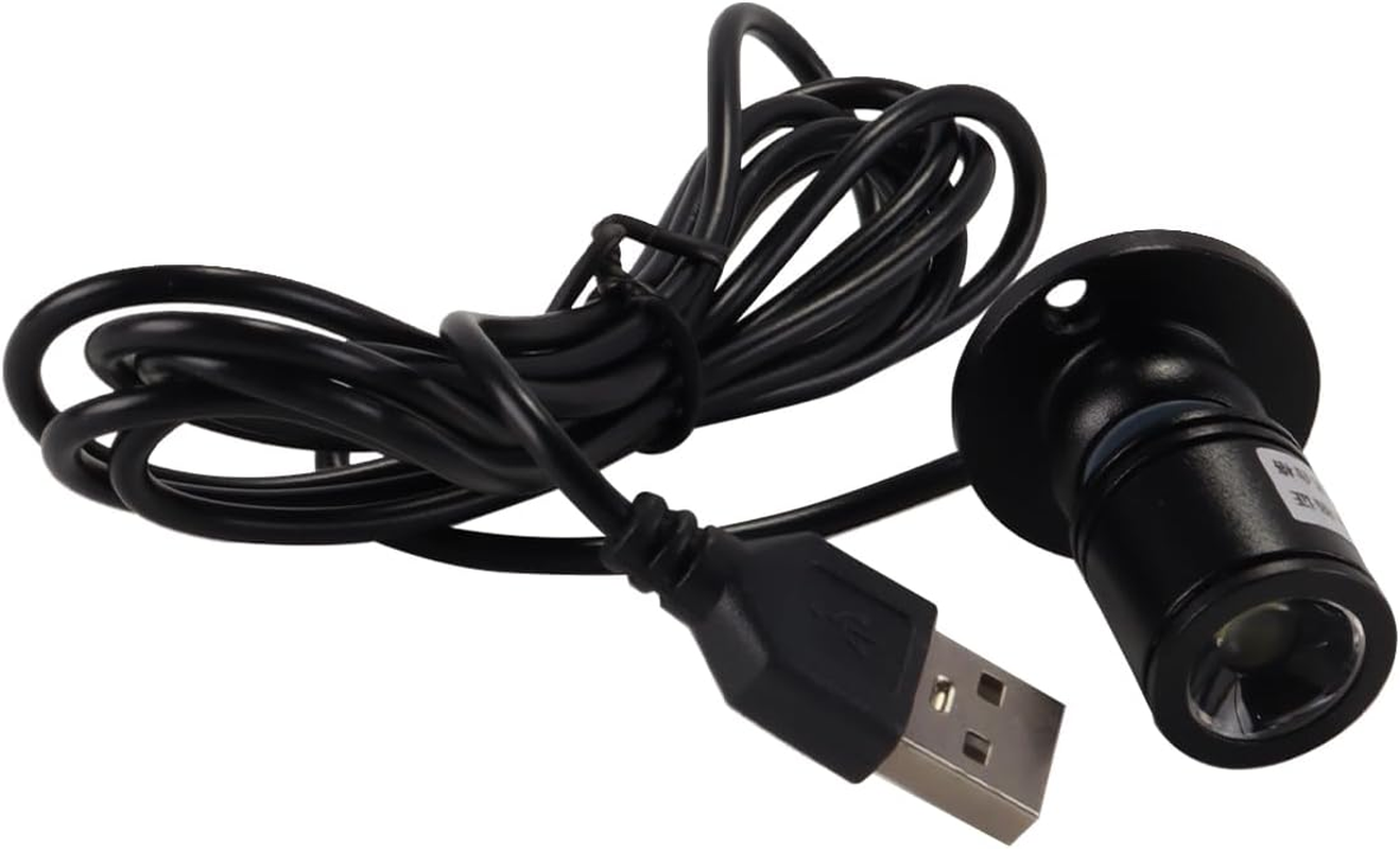 1V USB Small Spotlight Mini Cabinet Furniture Display Cabinet Light under Jewelry Light image number 2