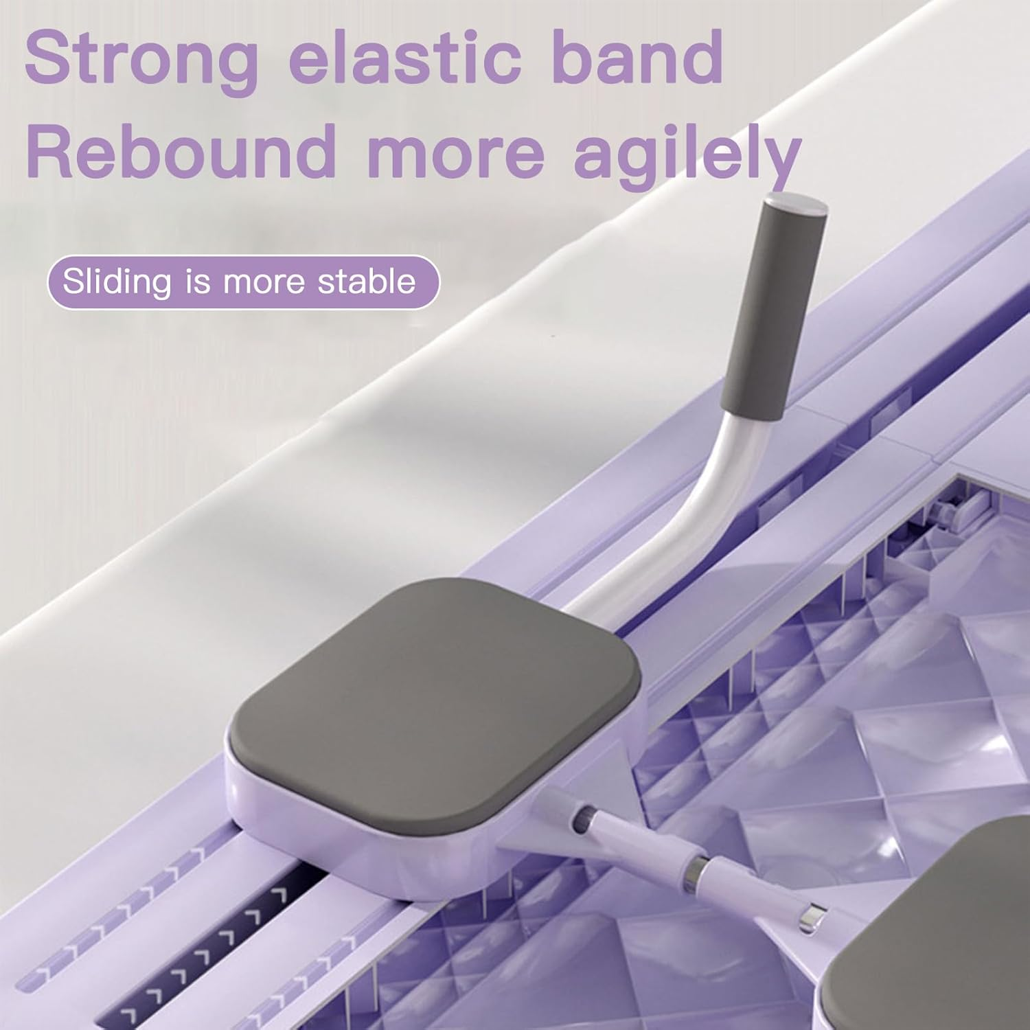 Reformer Pilates Machine, Adjustable Resistance Pilates Board, Portable Foldable Abdominal Fitness Board, Ab Roller Exercise Wheel Home Gym Equipment, for Full Body Workout image number 4