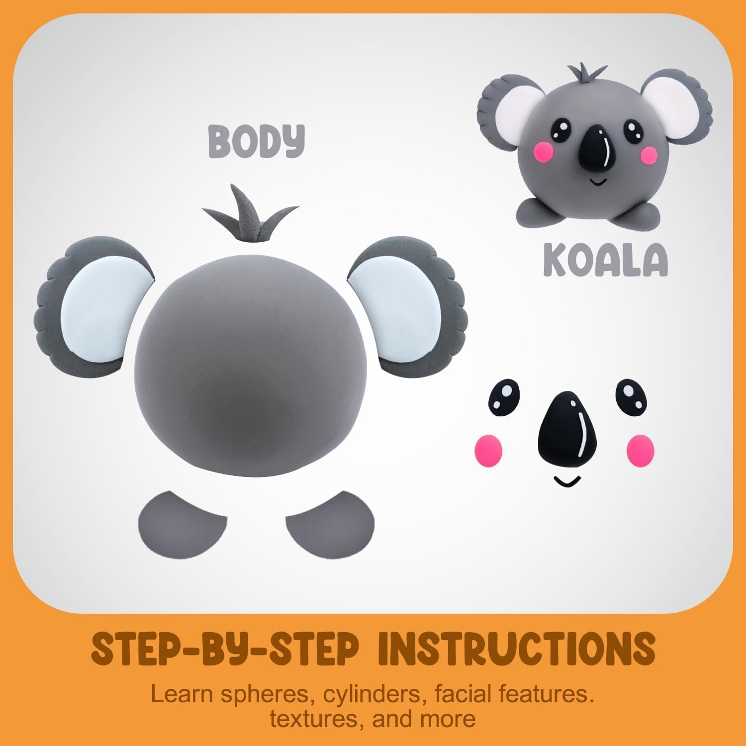 Air Dry Clay Kits - Modeling Clay for Kids, Ultra Light & Soft, Safe & Non-Toxic, 12 Boxes DIY Model Magic Clay with Sculpting Tools & Tutorials, Creatible Art Crafts Toys Gifts Boys Girls