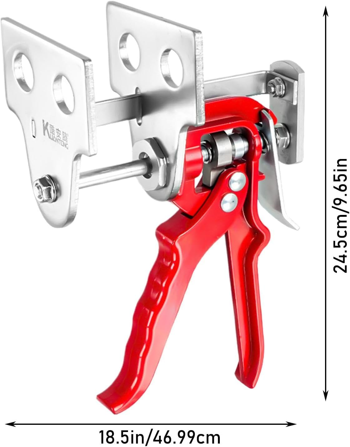 Brake Piston Compressor Tool, Professional Disc Brake Compression Tool, Carbon Steel Heavy Duty Sturdy, Aluminum Alloy, Equipment for Indoor, Present, 24.5Cm image number 3