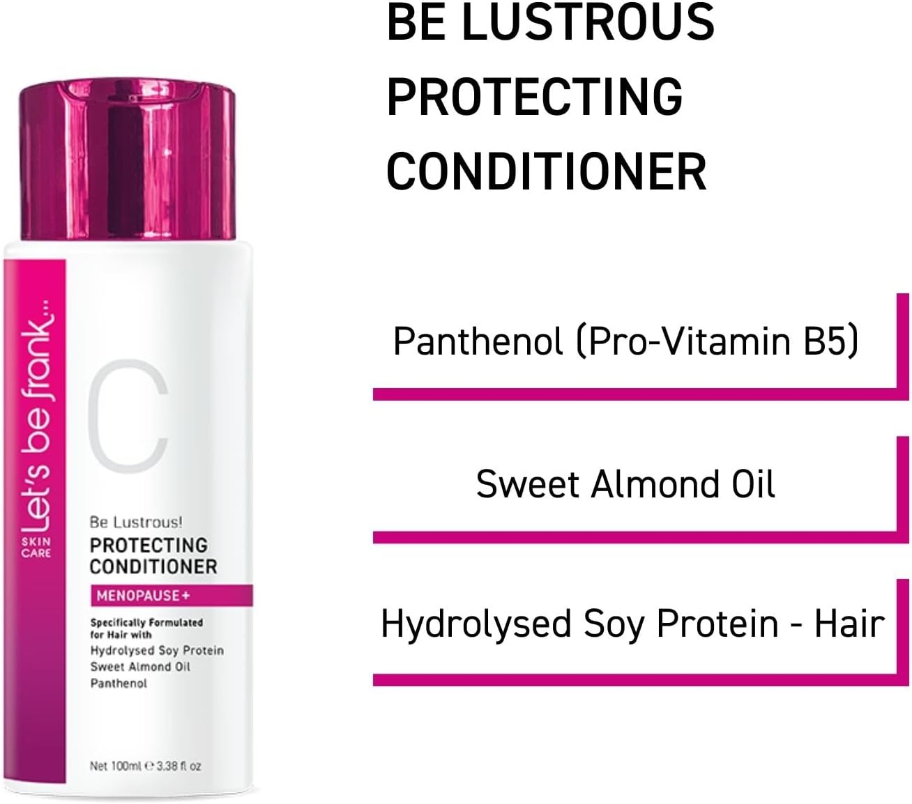 Menopause Haircare Pack - Be Nourished Strengthening Shampoo & Be Lustrous Protecting Conditioner. Hydrates, Strengthens, Adds Shine, Reduces Breakage, Promotes Healthy Scalp. with Hyaluronic Acid image number 5