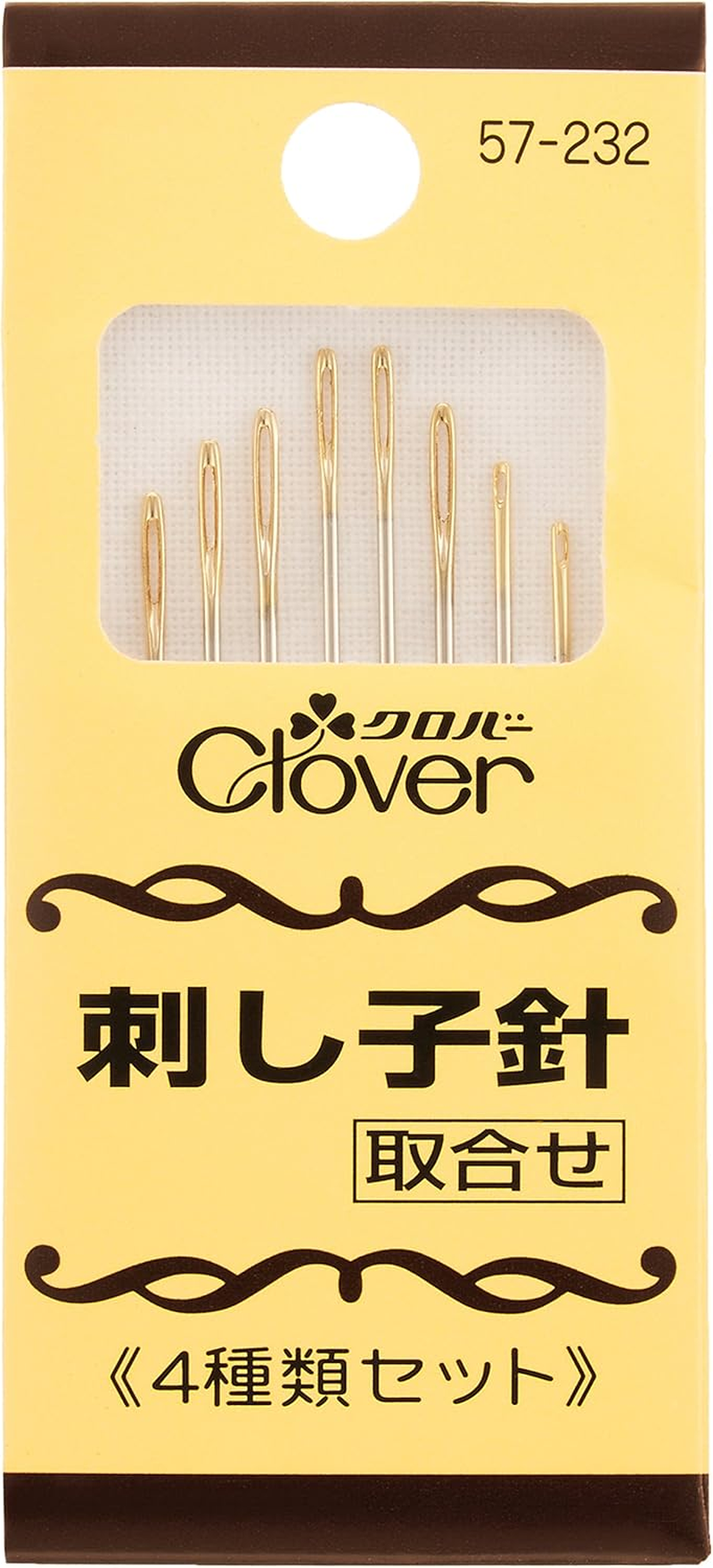 Clover 57-232 Sashiko Needles 8 Pack image number 1