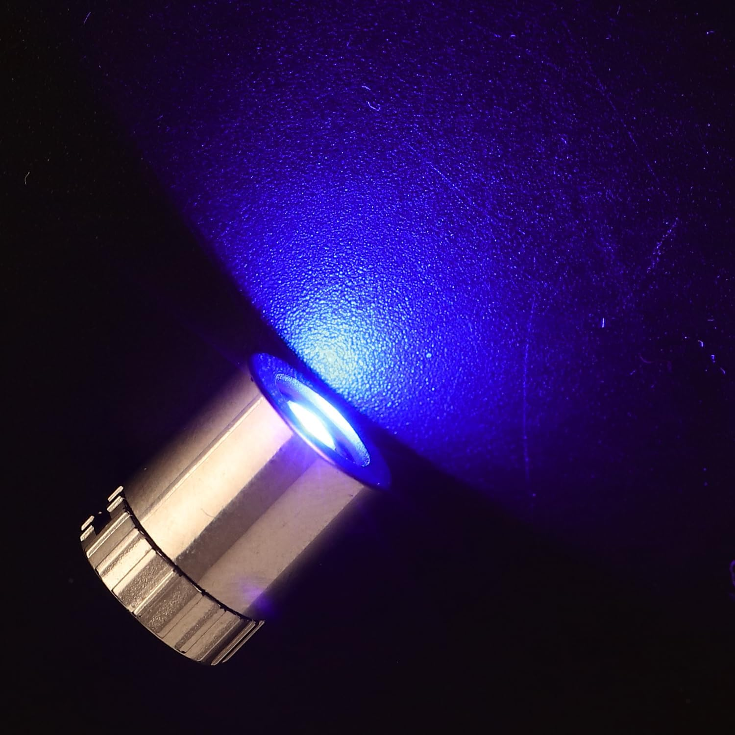 Pack of 10 Mini LED Lights, Silver Plastic Battery Operated Mini Electric Lights for Party Decoration Crafts Dollhouse Accessories (Blue Light)