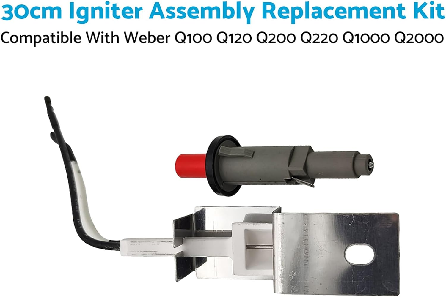 30Cm Igniter Assembly Replacement Kit Suitable for Weber Q100 Q120 Q200 Q220 Q1000 Q2000 image number 5