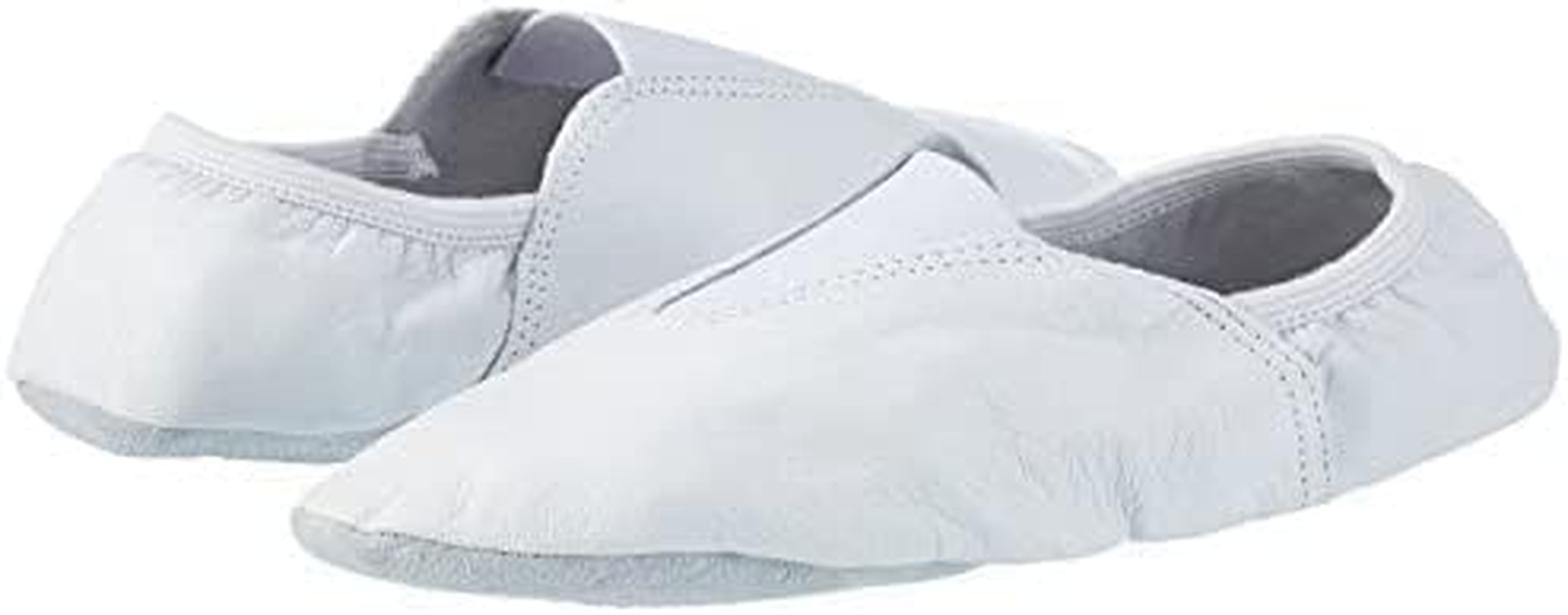 Toddler & Kids Gymnastic Shoes - Trampoline, Tumbling, Agility Gym Footwear - Goat Leather with Rubber Sole