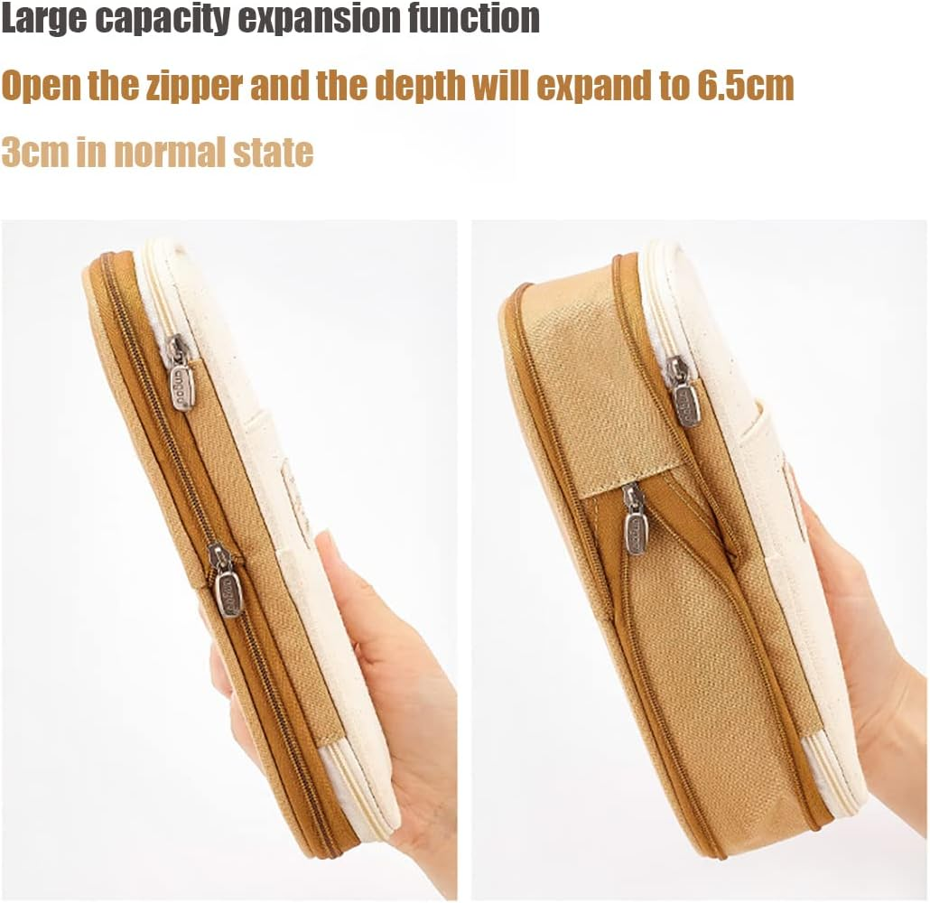 Big Capacity Pencil Pen Case Office image number 4