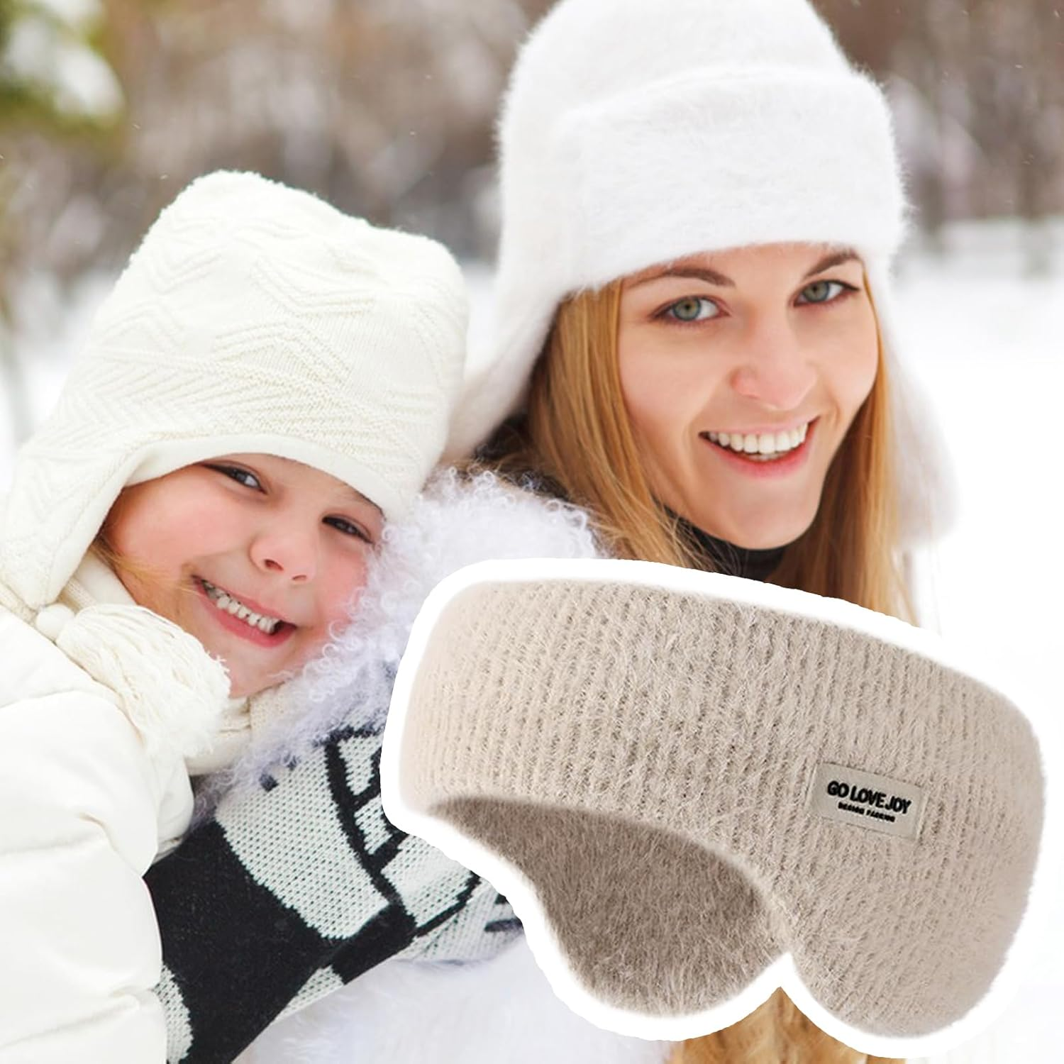 Rronnoy Earmuffs for Sleep | Noise Reduction Ear Muffs for Sleep Warmer | Winter Warmth Adjustable Headbands Waterproof for Men Women Kids Adults Runners Sleepers Concerts Airplane Travel image number 2