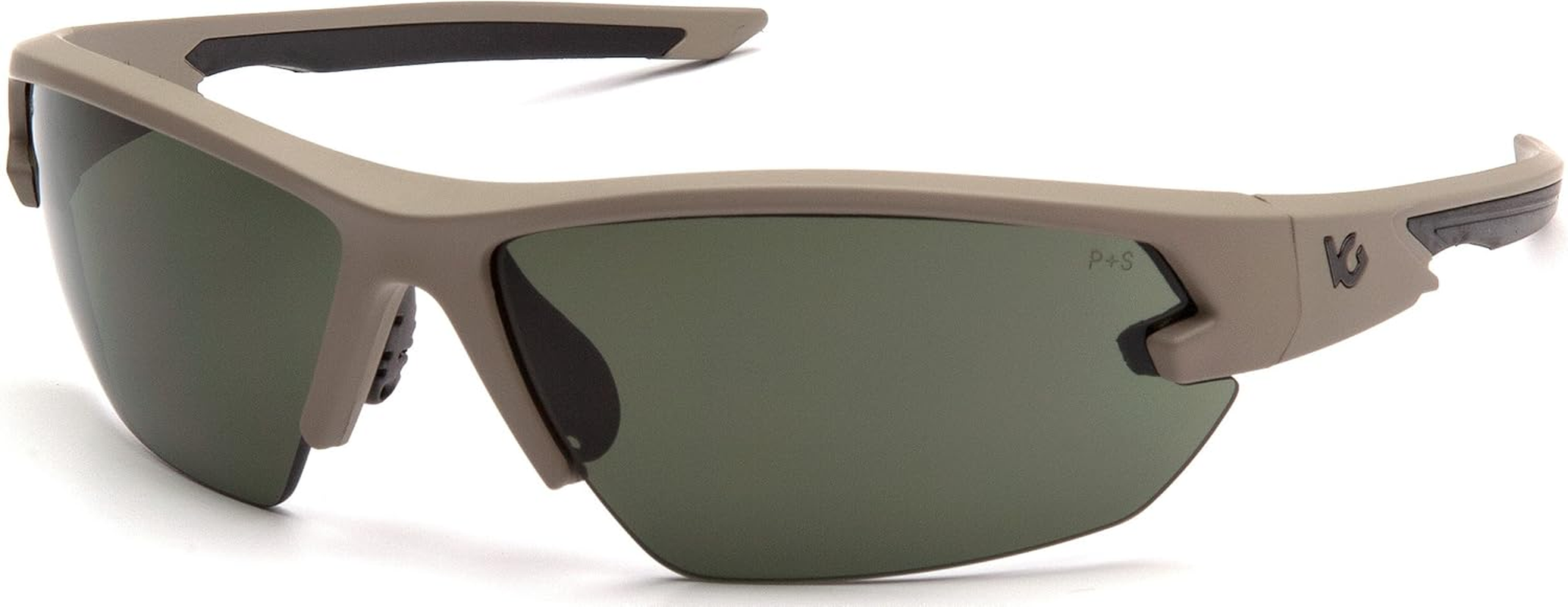 Venture Gear VGST1418T Tactical Semtex 2.0 Safety Shooting Glasses, Tan Frame, Bronze Anti-Fog Lens image number 5