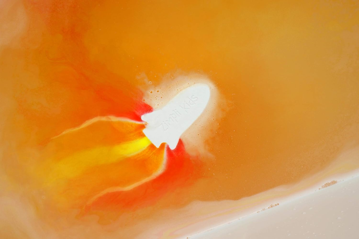 3 X Large Rocket Bath Bombs from Zimpli Kids, Special Effect Bath Bombs for Children, Handmade Bubble Bath Fizzies Gift Set, Vegan Friendly and Cruelty Free image number 2