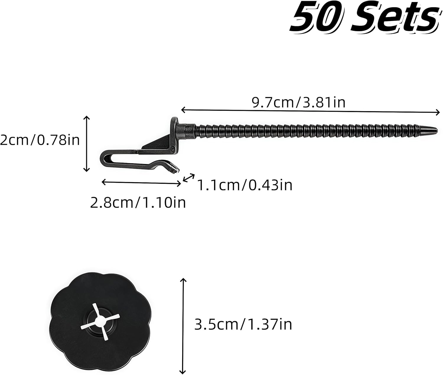 Fence Panel Clips Solar Panel Bird Proofing Kit,50 Sets Wire Fence Clips Multi-Use Animal Guard Roll Kit,Guard Wire Mesh Fixing,Nylon Roof Clips for Various Guard Mesh Pigeon, Stop Pigeon Access