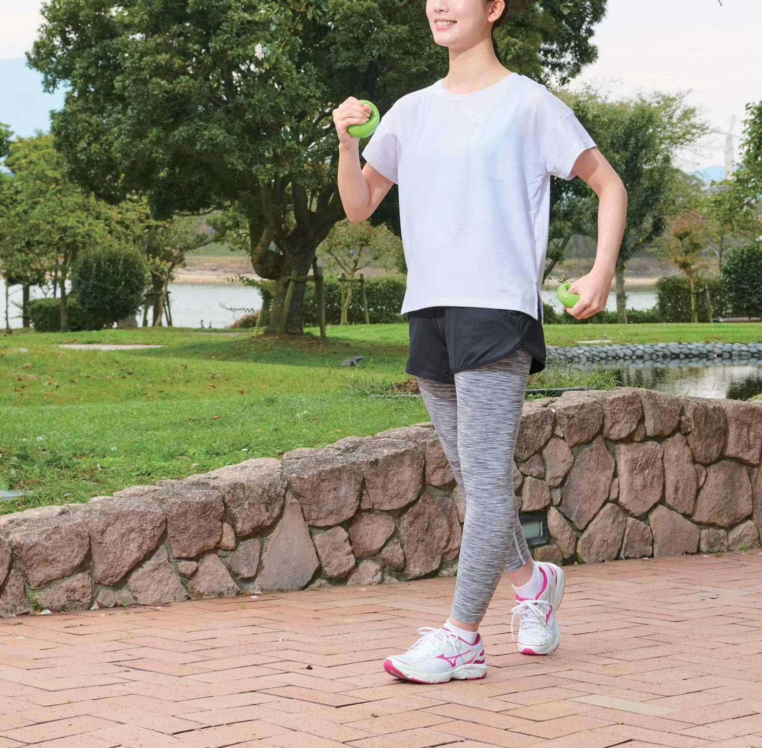 Tanita Size Ring Dumbbell Green