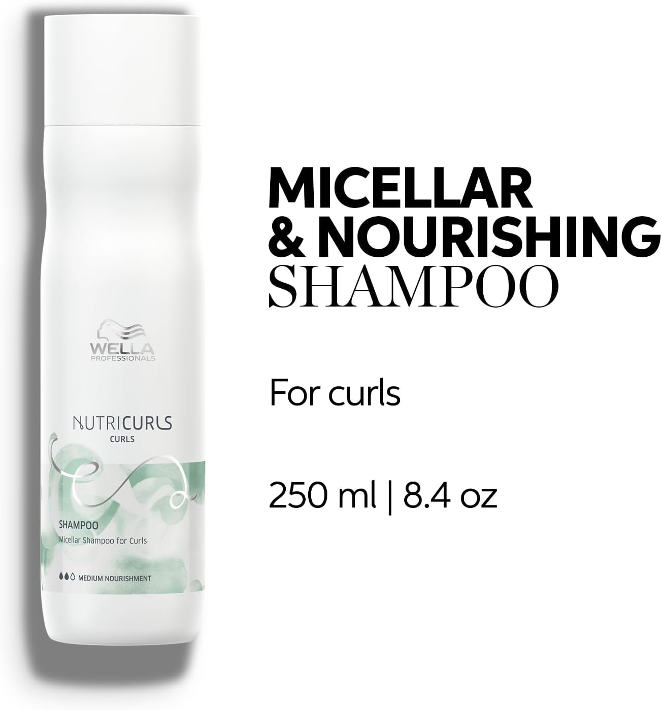 Wella Nutricurls Micellar Curls Shampoo 250Ml image number 4