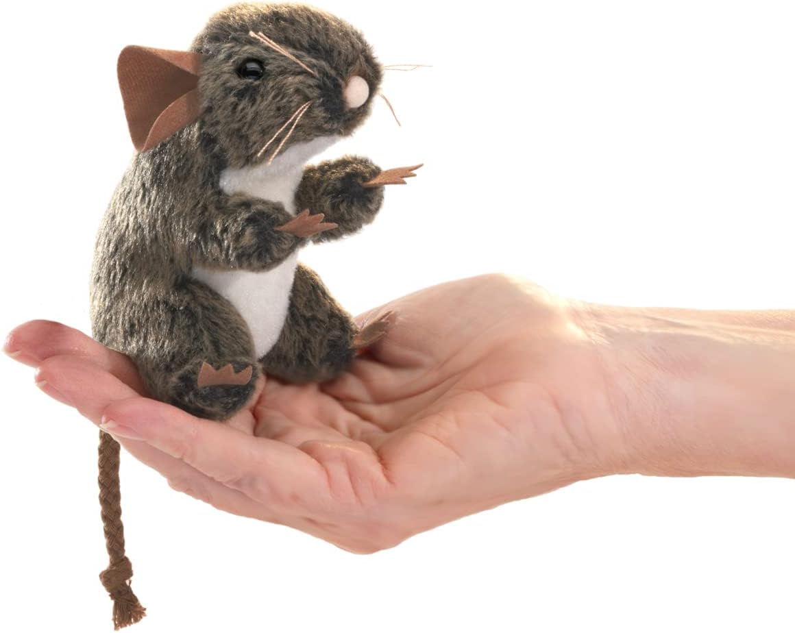 Folkmanis Mini Field Mouse Finger Puppet image number 3