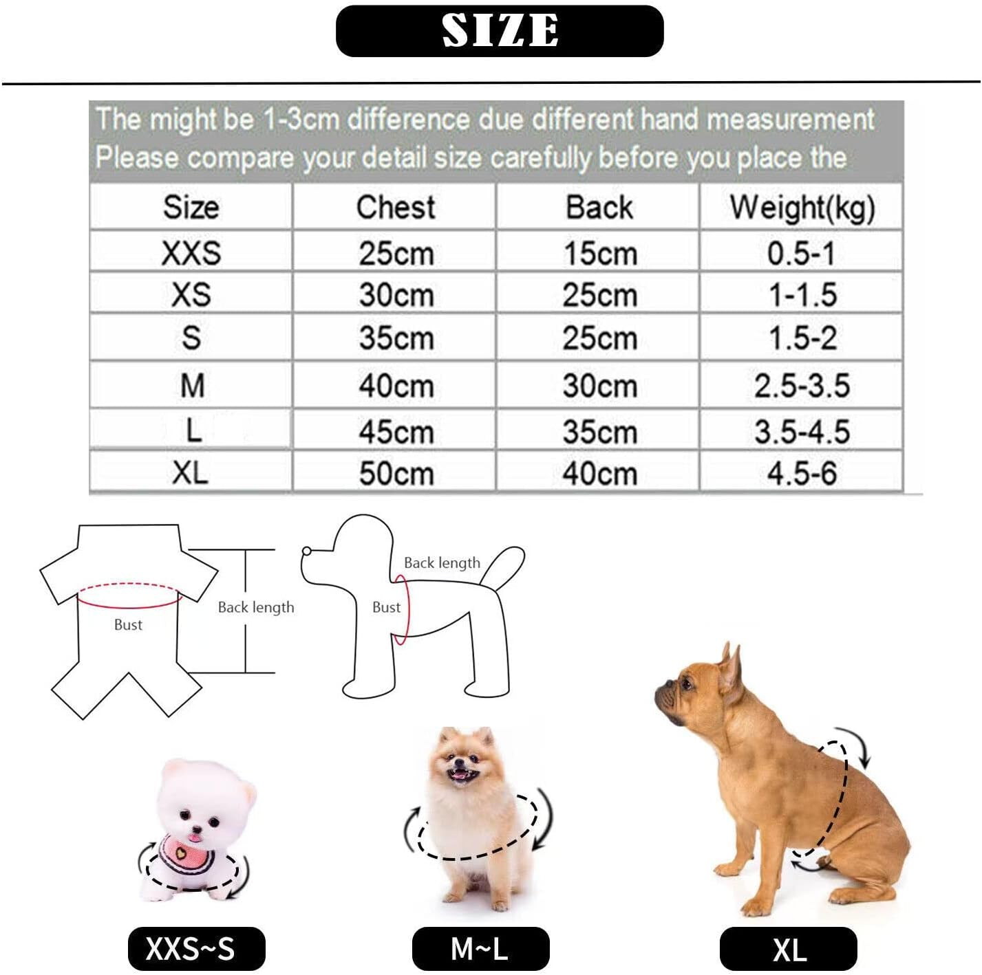 AIMALL Warm Winter Dog Clothes Soft Fleece Dog Jacket Pet Coat Sweater Puppy Cat Jumper -Cozy Pet Winter Apparel image number 4