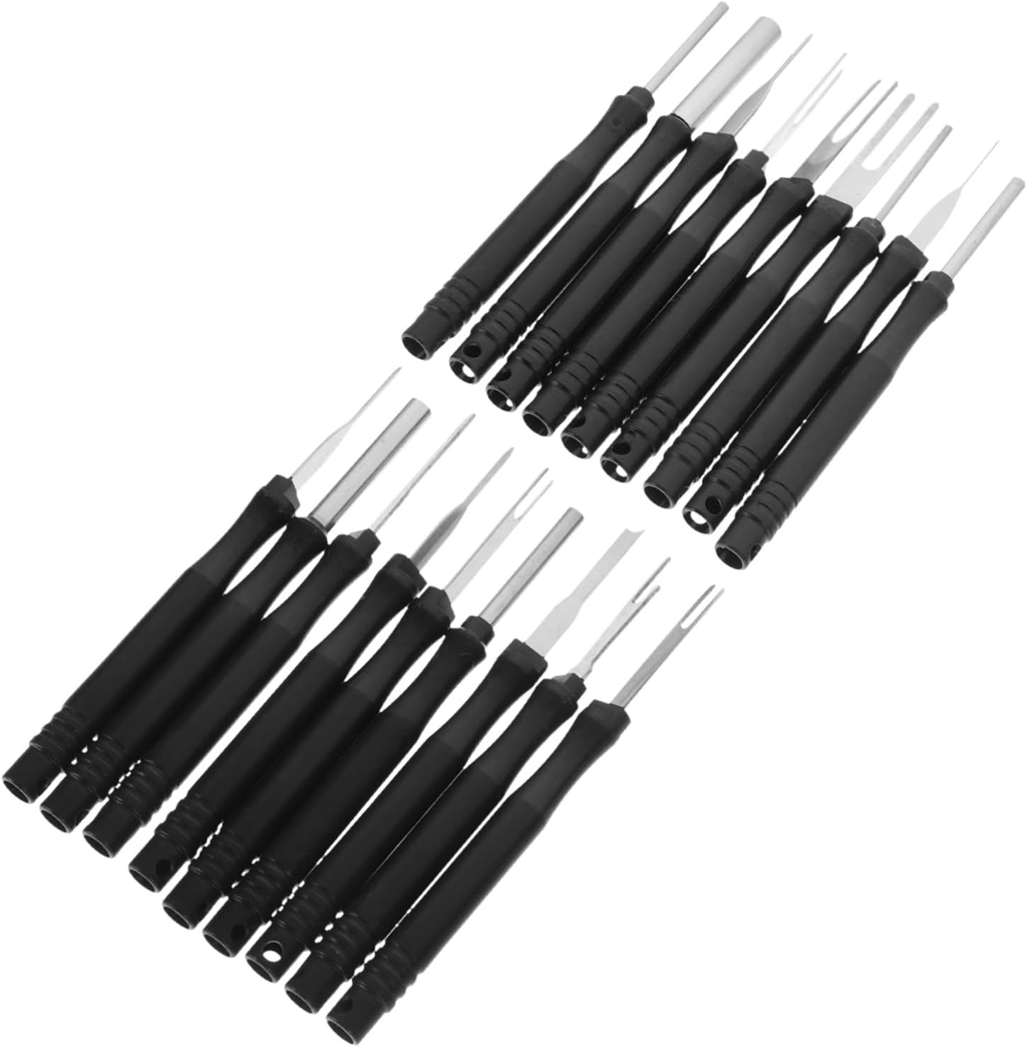 BELLIFFY 18Pcs Car Terminal Pin Removal Tool Electrical Connector Ejector Kit Wiring Terminal Extractor Set for Automotive Electrical System Repair image number 5