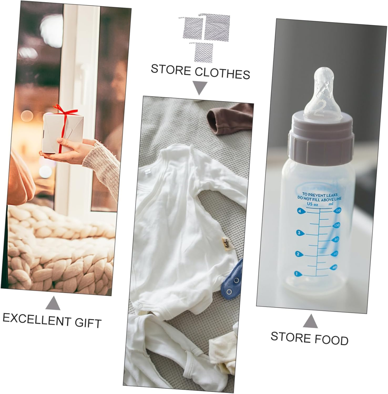 SECFOU 3Pcs Reusable Wet Bag Printed Diaper Bag for Travel Includes Diaper Wet Dry and Storage Pouch for Mom Accessories image number 3