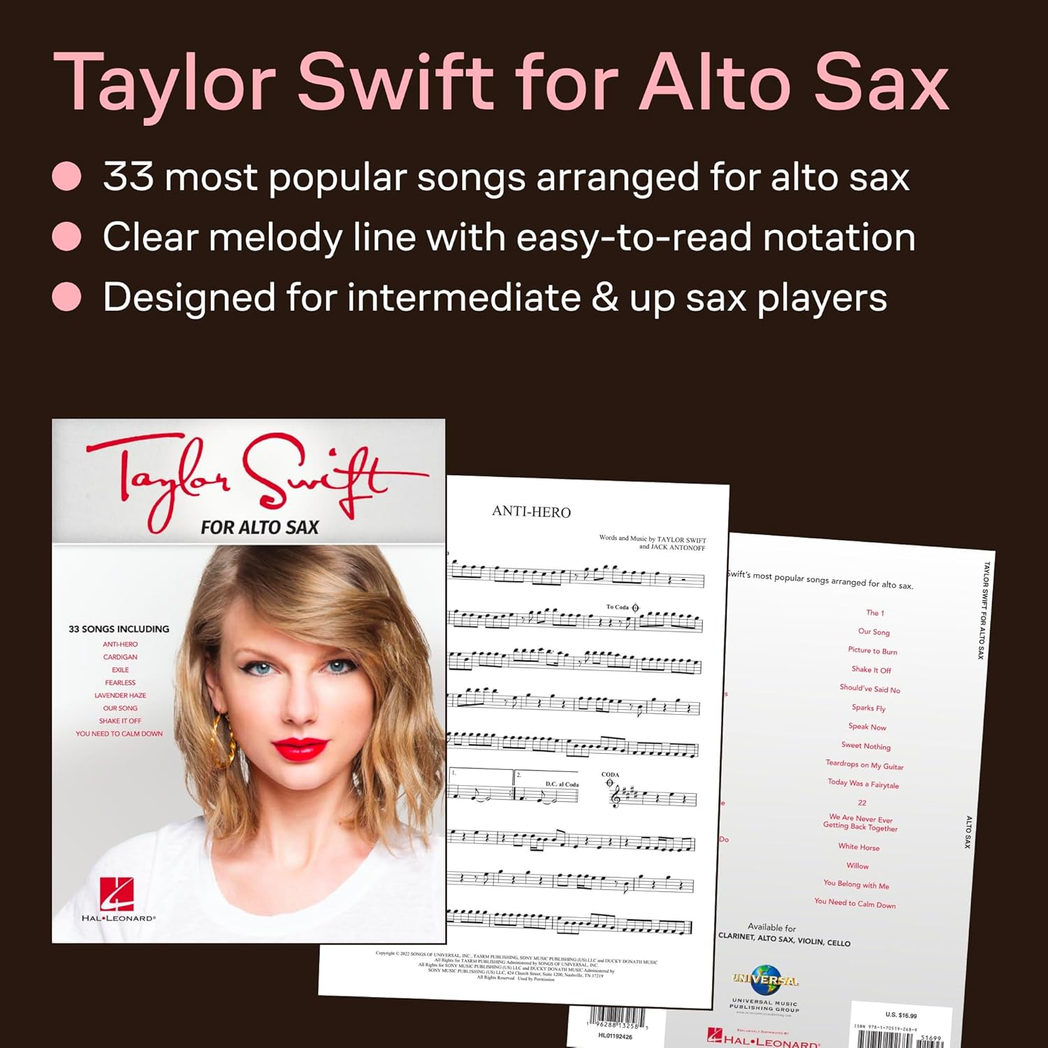 Taylor Swift: for Alto Sax image number 3