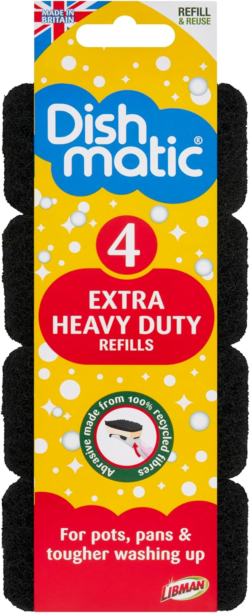 Dishmatic Extra Heavy Duty 4Pk Refills