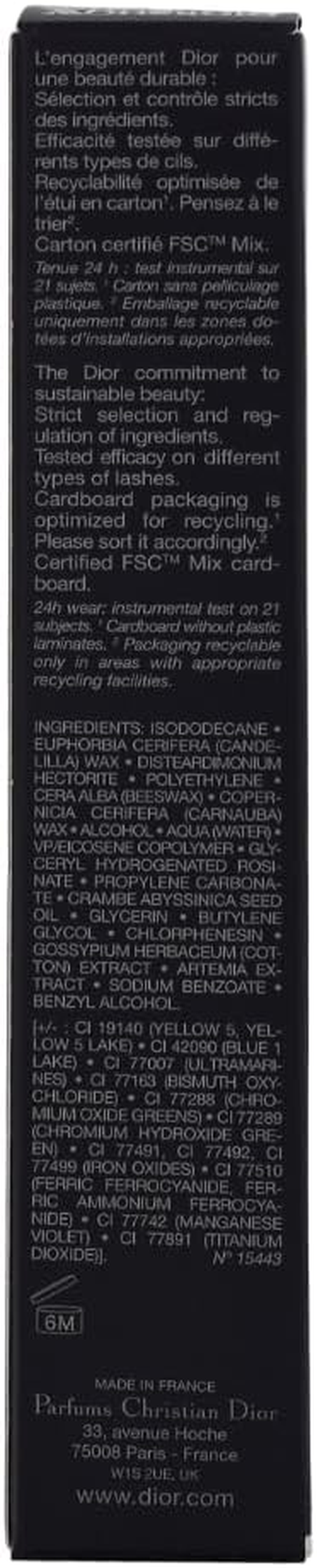 Christian Dior Diorshow Iconic Overcurl 24H Volume & Curl Waterproof Mascara - # 091 Black 6G/0.21Oz image number 1