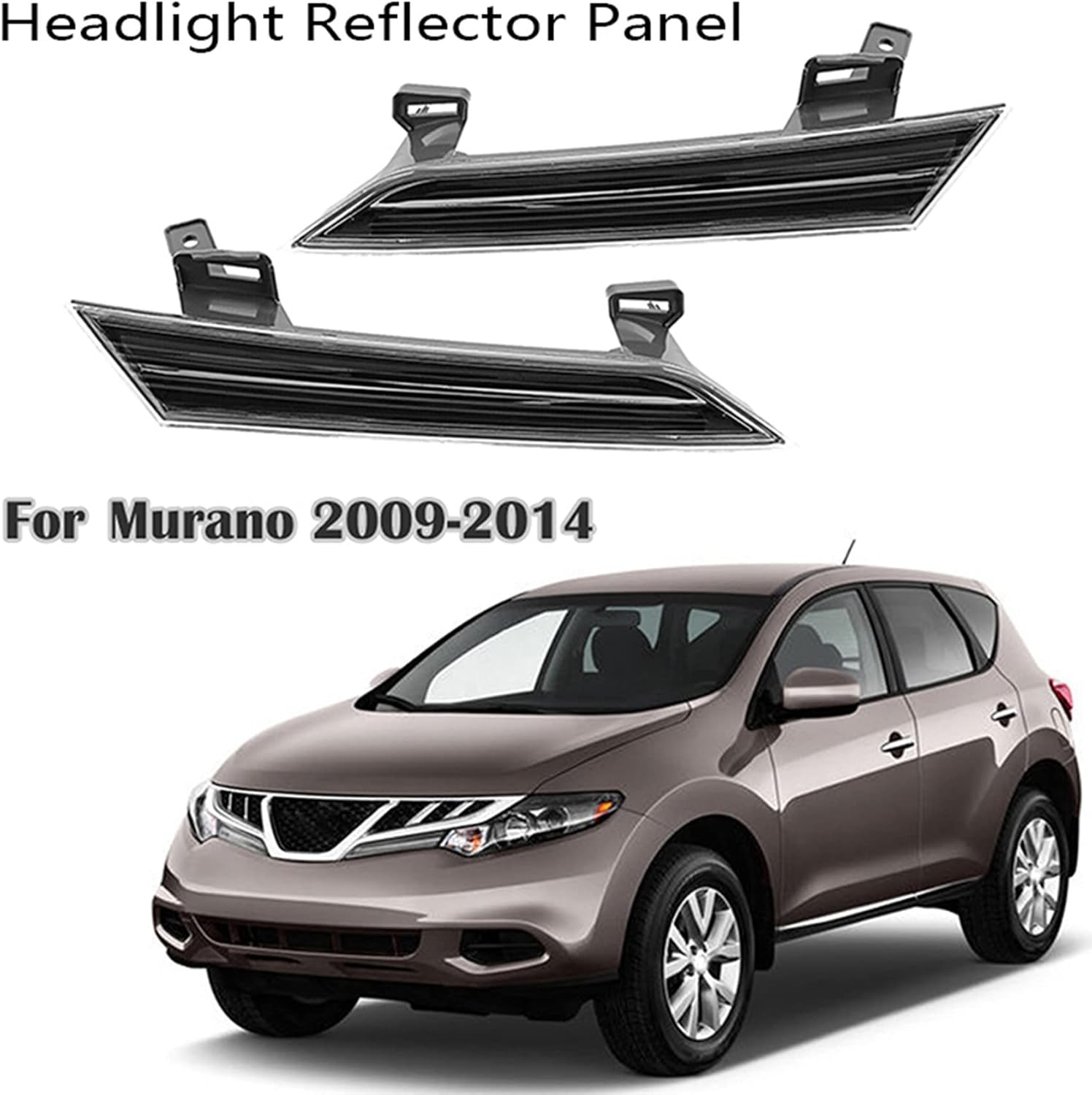 2Piece 26063-1AA0B 26013-1AA0B Car Headlight Reflector Panel Auto Exterior Light Reflector For- 2009-2014 image number 5