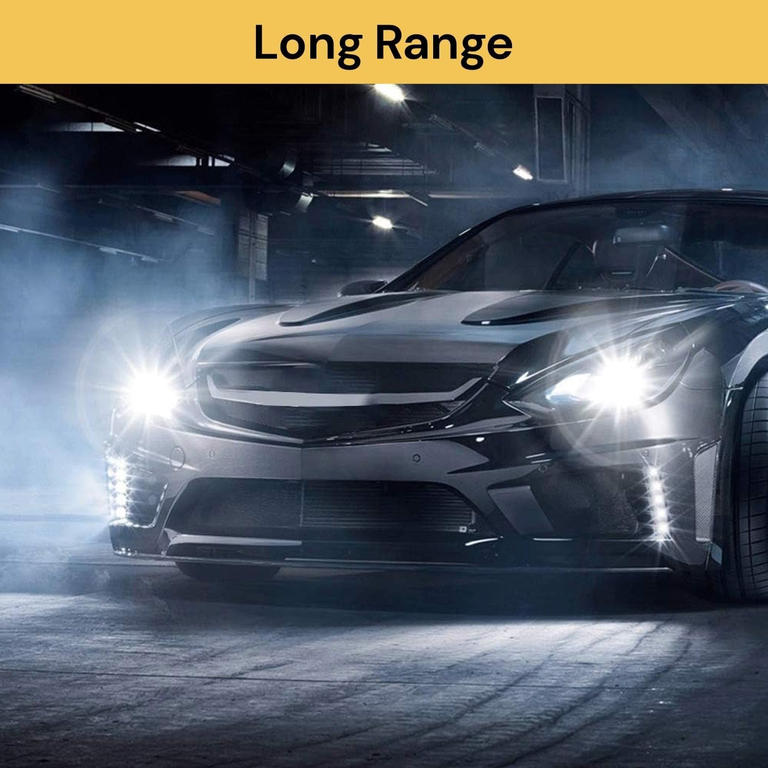 Spendeal 2Pcs H4 Led Headlight Bulb - 100/90W Super Bright White 6000K Halogen Xenon Light Bulb 12V Car Headlight Fog Light Lamp Replacement Long Life