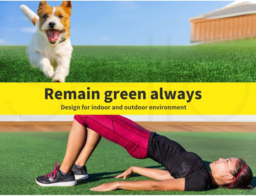 Marlow Artificial Grass Flooring Mat Synthetic Turf Outdoor Garden Plastic Plant image number 2