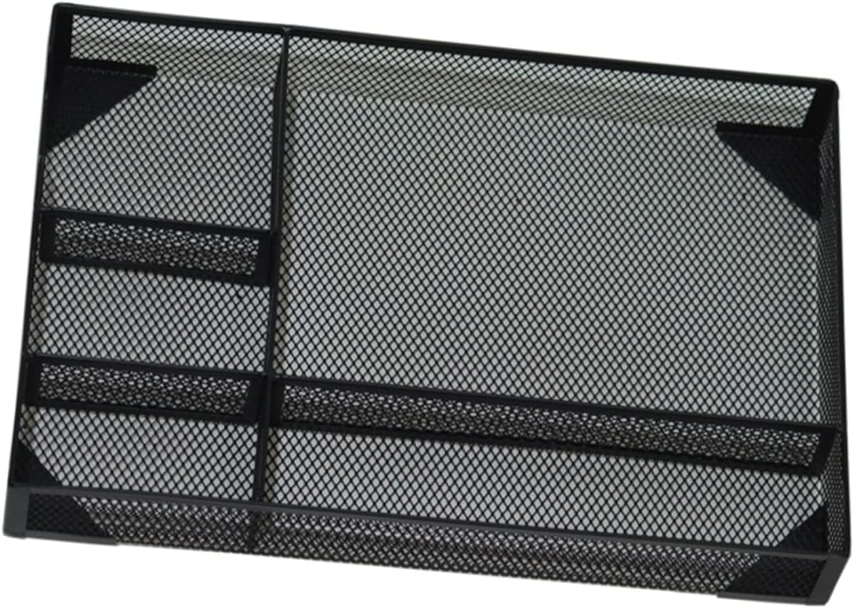 Parliky Mesh File Rack Metal Holder for Desk for Office Organization File Basket for Desk for Home Storage Folder Holder image number 5