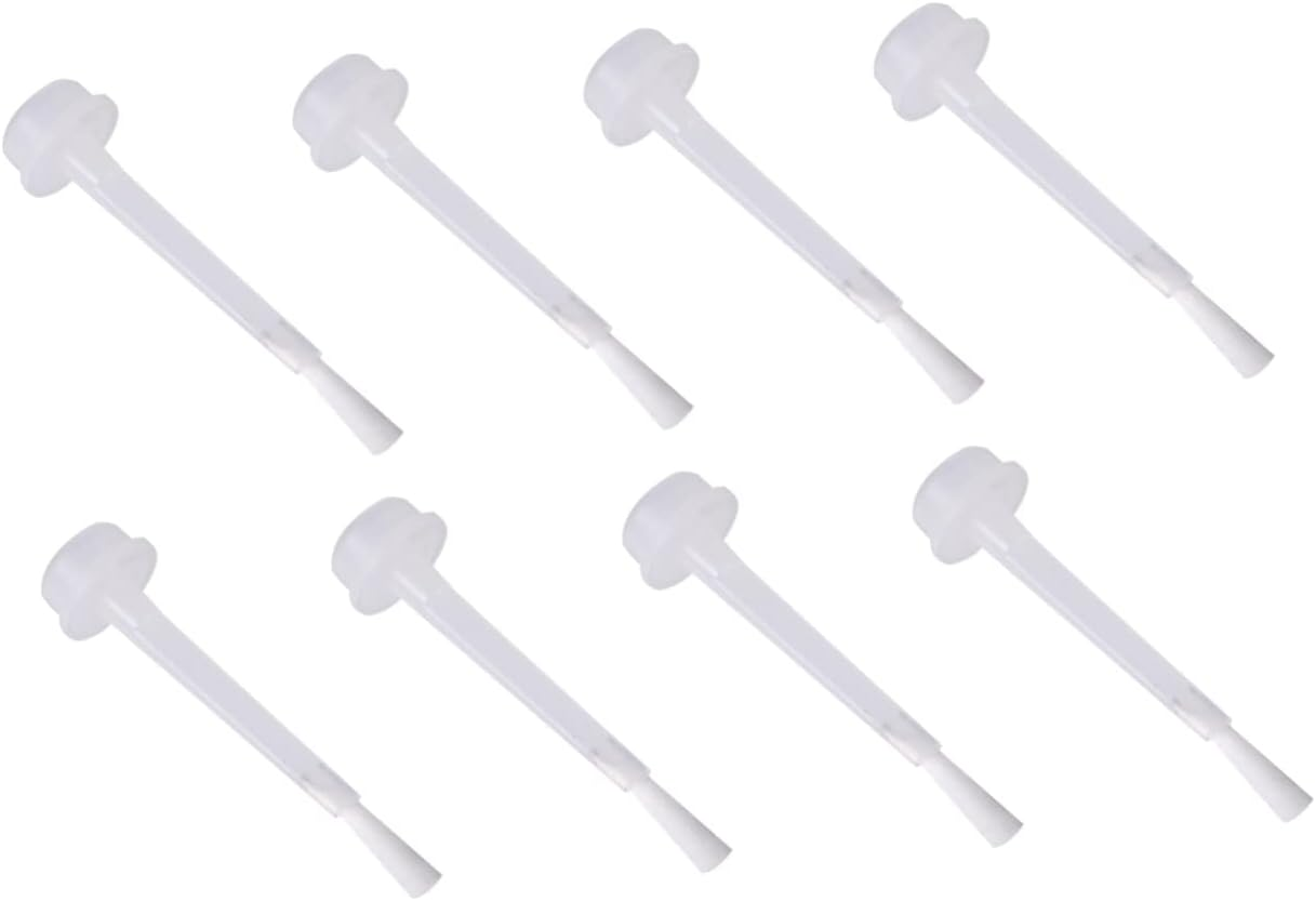 OATIPHO Nail Dipping Powder Liquid Replacement Brush Durable White Bristle Applicators for Dip Polish and Coat Kits Portable and Easy to Use Replacement Nail Brushes image number 4