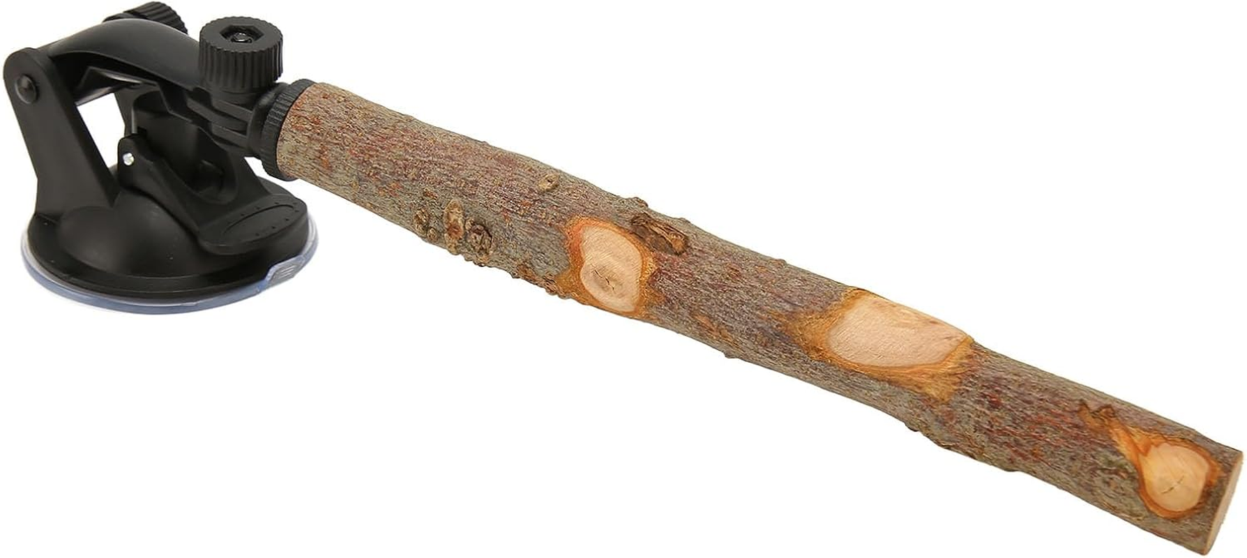 Tnfeeon Bird Standing Stick Adjustable Window Perch Stand with Suction Cups for Small Medium Bird, Comfortable Non Slip Wood Perch for Budgies, Suitable for Tile and Glass Surfaces (15CM) image number 1