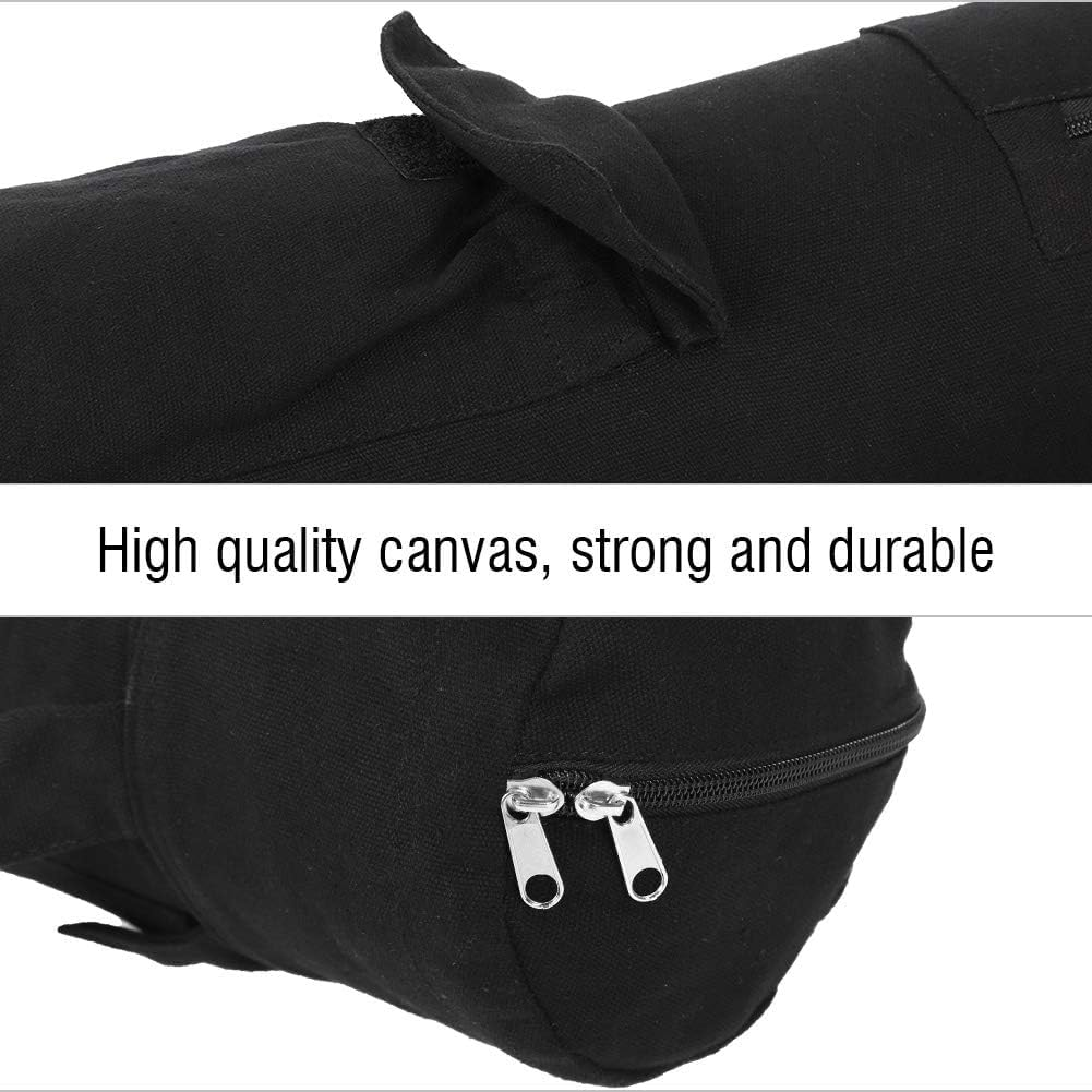 Baxnore Yoga Mat Bag, Canvas Yoga Mat Storage Bag, Multifunctional Yoga Mat Carrier Backpack with Adjustable Strap for Sports Accessories image number 1