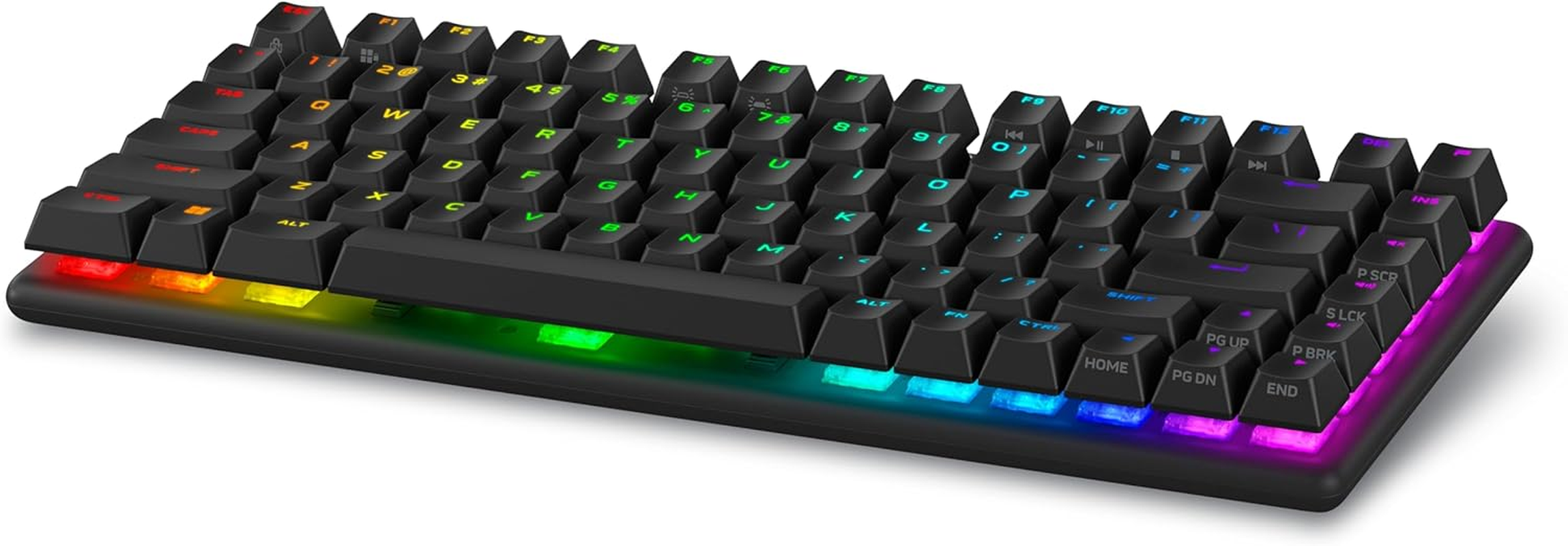 Dell Alienware AW920K Wireless Gaming Keyboard QWERTY US English Lunar Light Cherry MX Red Switches (2.4 Ghz & Bluetooth 5.1) &ndash; up to 110 H Runtime, Per-Key 16.8 Million RGB Backlight &ndash; Black