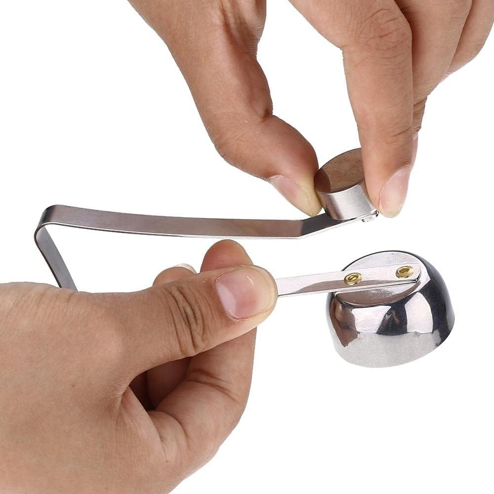 Pubiao Stainless Steel Egg Topper, Egg Opener Kitchen Gadget for Raw or Soft Hard Boiled Egg, Dishwasher Safe image number 1