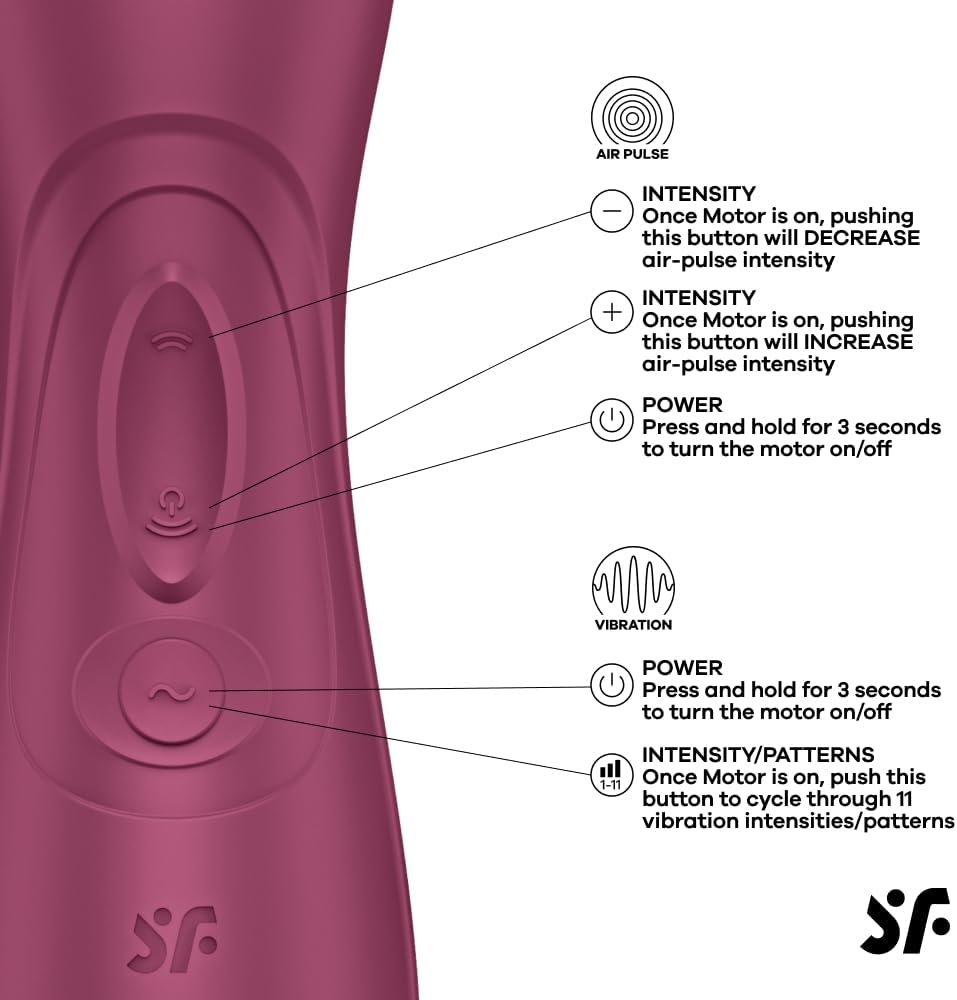 Satisfyer Pro 2 Generation 3 with Liquid Air - Wine Red image number 2