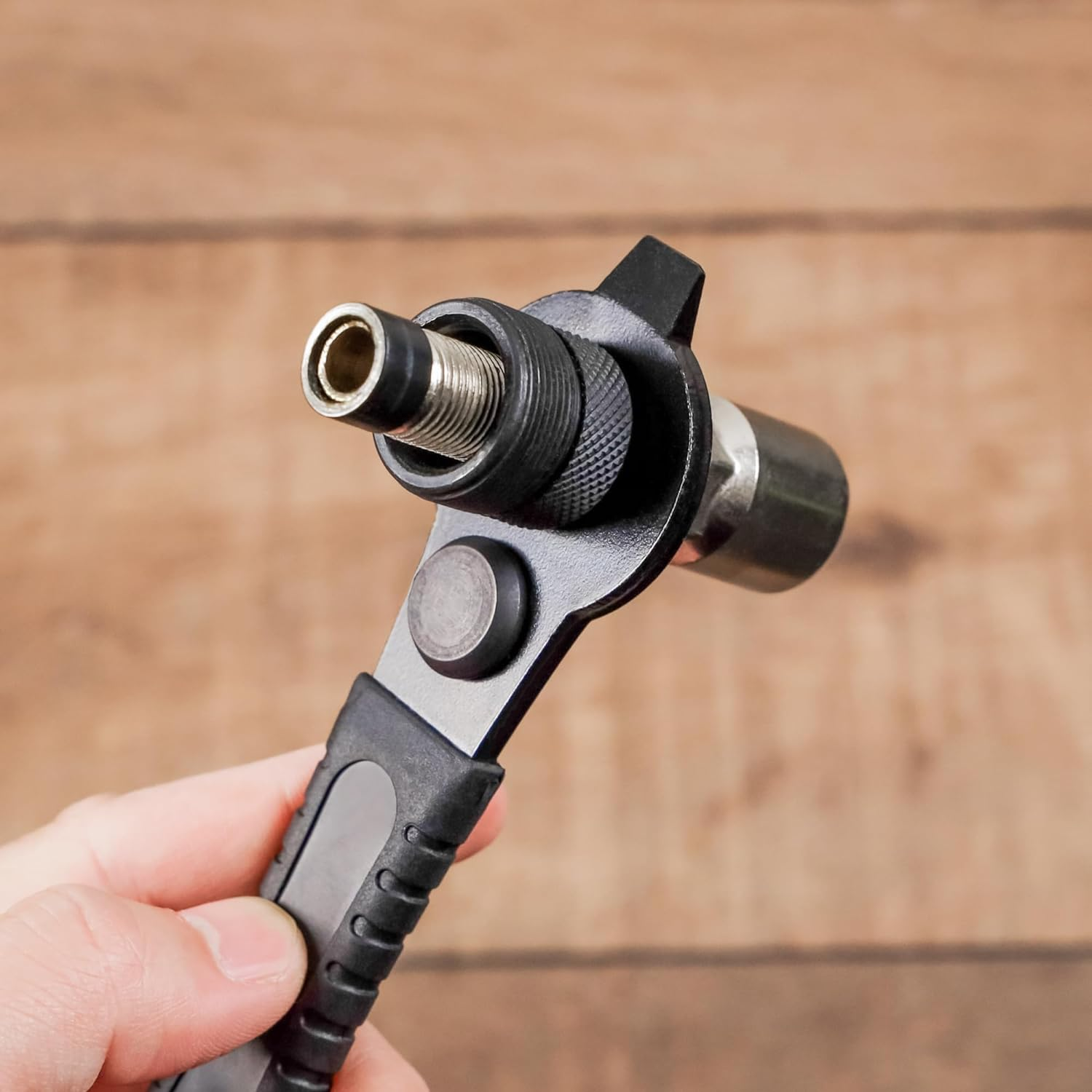 BIKEHAND Bike Crank Extractor Puller Remover for Square Threaded Taper Crankset or ISIS & Octalink - Easy Bicycle Crank Arm Removal Tool image number 5