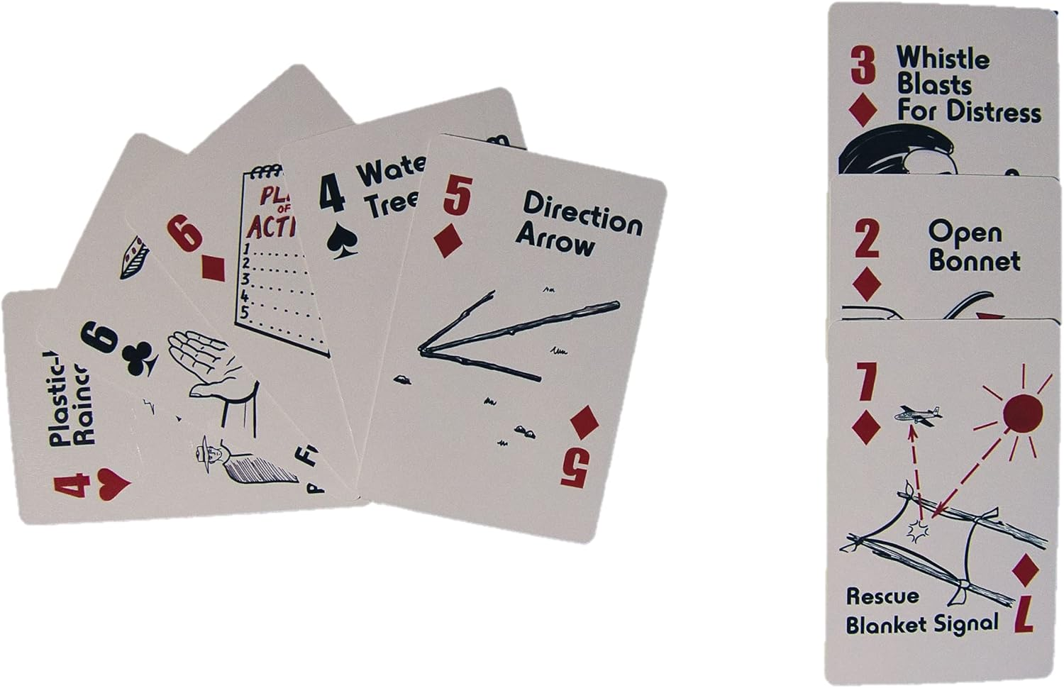 Bob Cooper Play Your Cards Right to Survive Full Size Survival Playing Cards image number 1