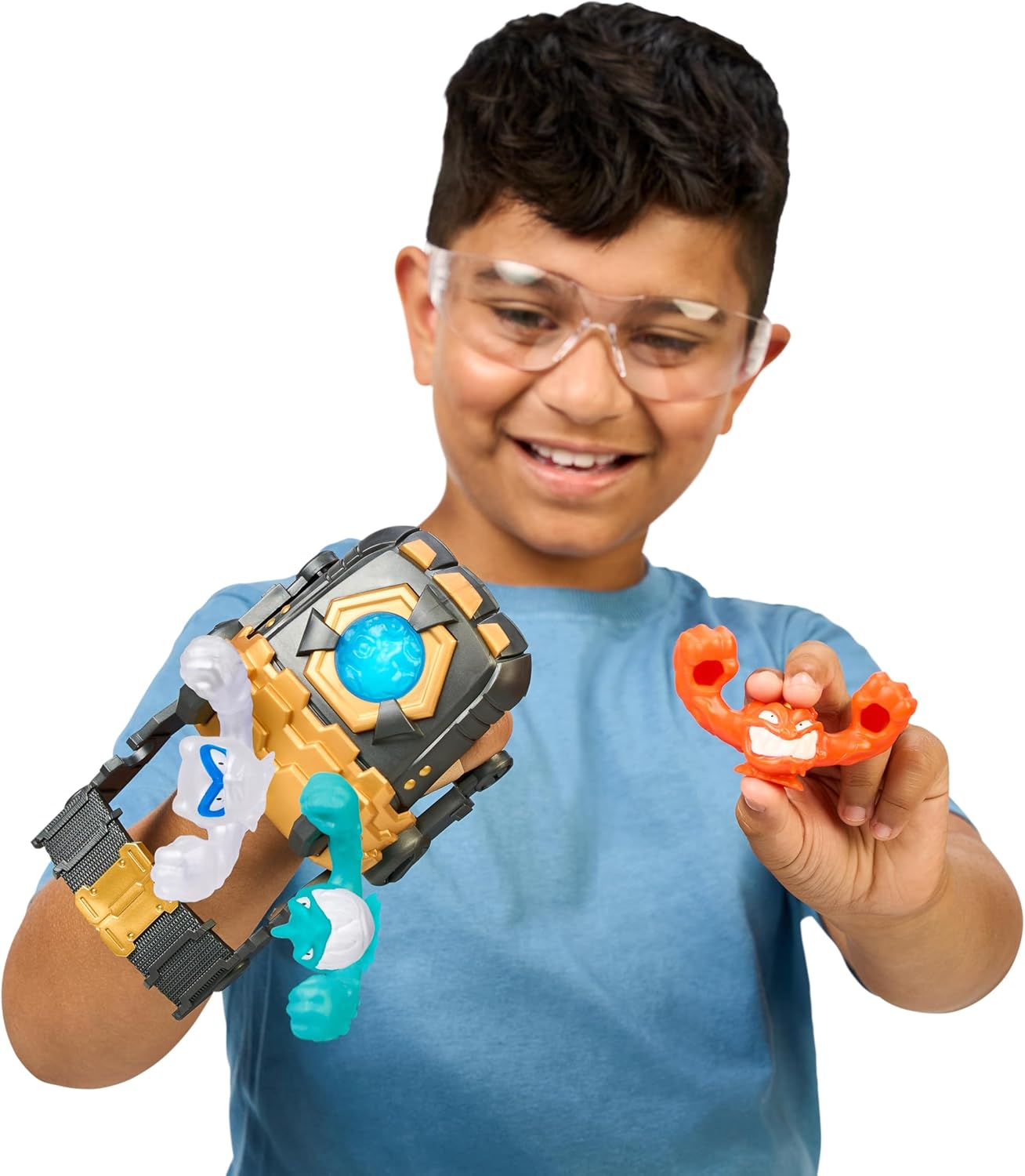 Heroes of Goo Jit Zu Meteor Madness Goo-Slingers Mega Launcher, Load up Your Goo-Slingers and Stretch 'Em and Sling 'Em Sky-High for Some Rapid Battle-Blast Action, Includes 3 Exclusive Goo-Slingers