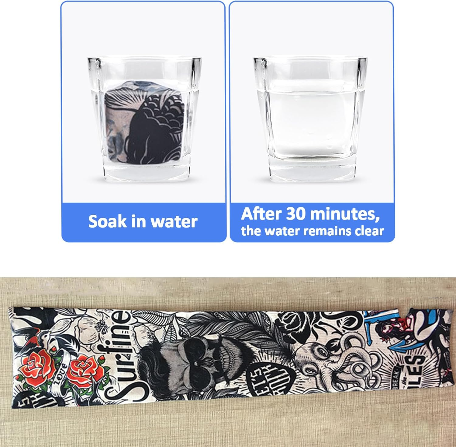 FANOST Tattoo Sleeves for Men and Women, Fake Tattoo Sleeves for Cycling, Running, Outdoor Sports, Camping, Travel, Summer Sun Protection, Halloween Tattoo Arm Stockings, Multicoloured, Einheitsgr&ouml;&szlig;e image number 1